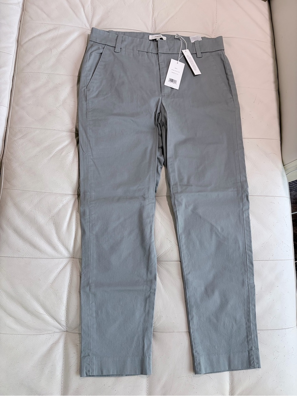 New Vince Light Gray Chino Pants
